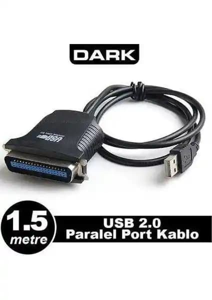 Dark DK CB USB2XLPT USB Paralel Port Dönüştürücü Kablo ile Eski ve Yeni Cihazlar Bağlantısı