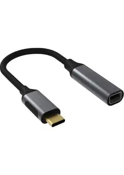Daytona FC-K01 MacBook Uyumlu Type-C Mini DisplayPort 4K Ultra HD Adaptör