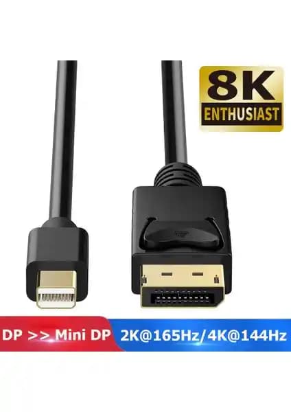 Daytona Mini DisplayPort'den DisplayPort'a Yüksek Kaliteli Bağlantı Çözümü (75-90 karakter)