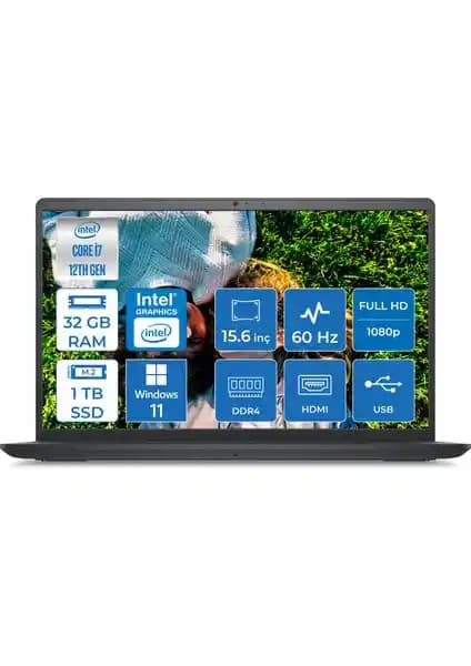 Dell Inspiron 3520: Güçlü Performans ve Şık Tasarım ile Günlük Kullanıma Uygun Bilgisayar