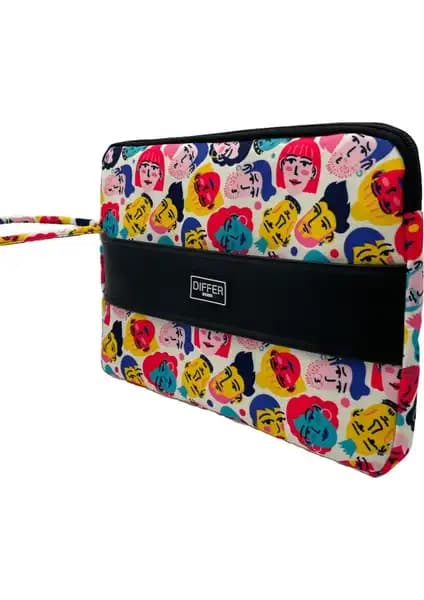 Differ Studio 13-14 İnç Su Geçirmez Renkli Laptop ve Evrak Kılıfı