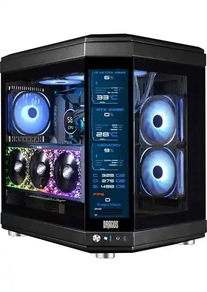 Dragos DRX7374 Üst Düzey Oyun ve İş İstasyonu Sistemi Yüksek Performans ve Genişletilebilirlik