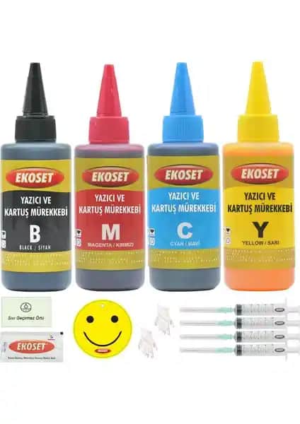 Ekoset Canon Uyumlu Mürekkep Seti: Yüksek Kapasiteli ve Ekonomik Baskı Çözümü