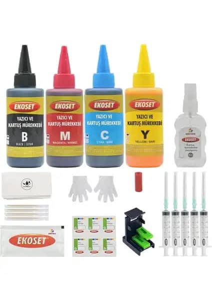 Ekoset Hp Deskjet 2320 2710 2720 2721 2723 Uyumlu Kartuş Dolum Seti İncelemesi ve Kullanım İpuçları