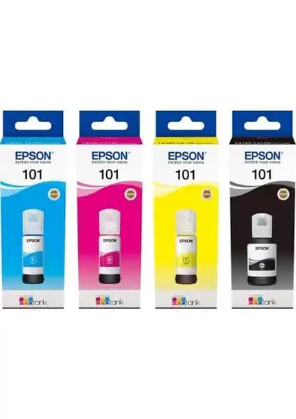 Epson 101 Orijinal Mürekkep Seti: Yüksek Kalite ve Güvenilir Baskı Çözümünüz