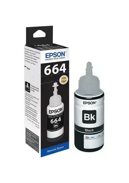Epson 664 Siyah Mürekkep Kartuşu Orijinal ve Yüksek Performanslı Baskı Çözümü