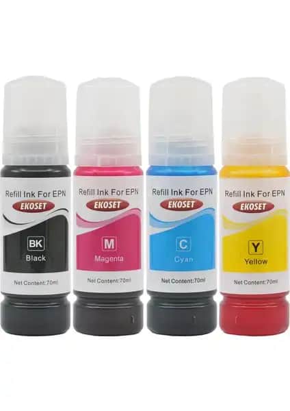 Epson Ecotank Uyumlu Muadil Mürekkep Seti: Ekonomik ve Yüksek Kapasiteli Baskı Çözümü