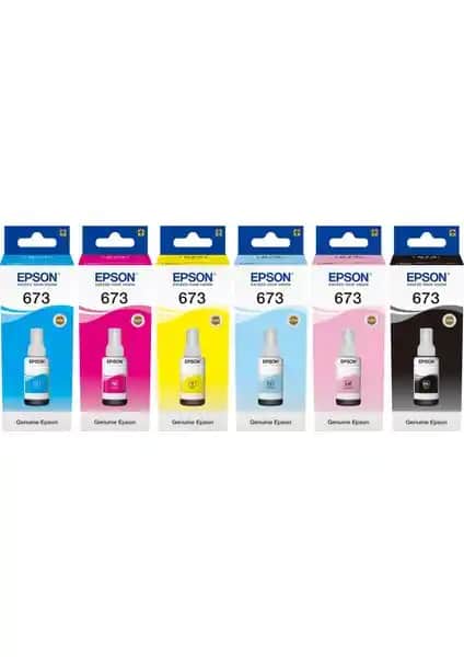 Epson Mürekkep Seti 673: Yüksek Kalite ve Güvenilirlik Sağlayan Orijinal Mürekkep Paketi