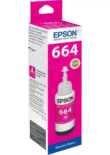 Epson T6643 Kırmızı Mürekkep: L200 ve L100 Serisi Yazıcılar İçin Yüksek Kaliteli Renkli Baskı Çözümü