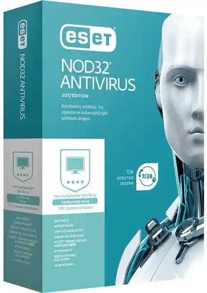 Eset NOD32 Antivirus 1 Cihaz 1 Yıl Dijital Lisans Güvenli Koruma Çözümü