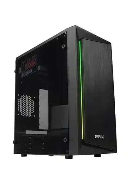 Everest BLAZON RGB Led Şeritli Peak 250W Akrilik Panel Gaming Bilgisayar Kasası