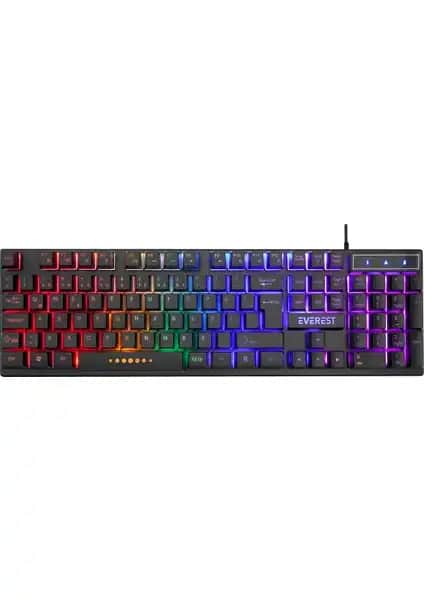 Everest KB-24 Siyah Rainbow Q Membran Oyuncu Klavyesi İnceleme ve Özellikleri