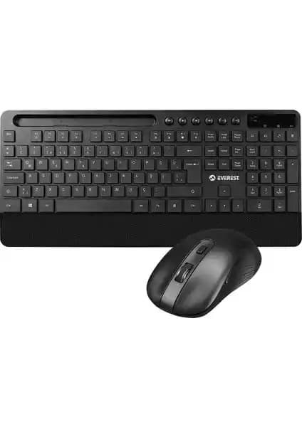 Everest KM-9676 Siyah Çok Fonksiyonlu Kablosuz Klavye ve Mouse Seti Özellikleri ve Kullanım Avantajları