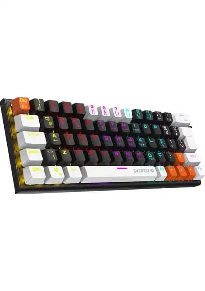 Everest Parley Mekanik Oyun Klavyesi: Renkli ve Dayanıklı Tasarım Özellikleri