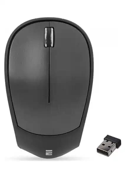 Everest SM-340 Siyah 3D Optik Kablosuz Mouse: Yüksek Performans ve Ergonomi