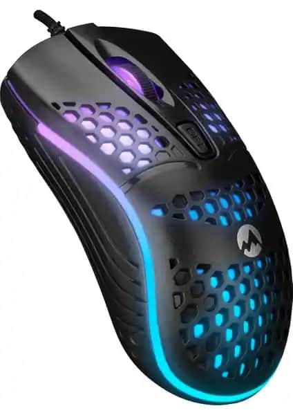 Everest SM-654 Eco Siyah USB Gaming Mouse Yüksek Performans ve RGB Özellikleriyle