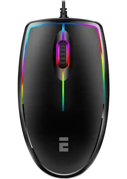 Everest Sm-M7 3D Optik LED Mouse: Ergonomik ve Şık Tasarımıyla Giriş Seviyesi Oyun Faresi