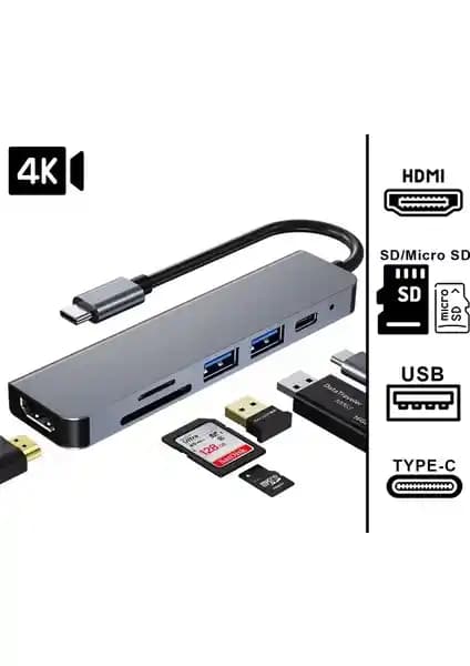Foxyn FXN-10C Çok Fonksiyonlu Type-C Adaptör: Çoklu Bağlantı ve Yüksek Performans Sağlayan Çözüm