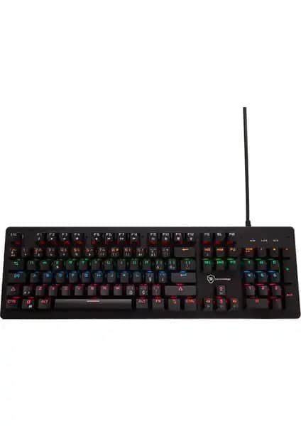 G. Alya GA-5301 Profesyonel Kablolu Oyun Klavyesi RGB Işıklandırma ve Yüksek Performans