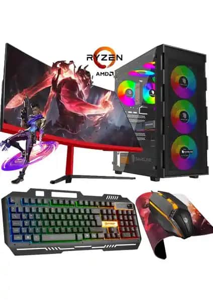 Gameline SL05 Oyun ve Yüksek Performans İçin Güçlü Masaüstü Bilgisayar