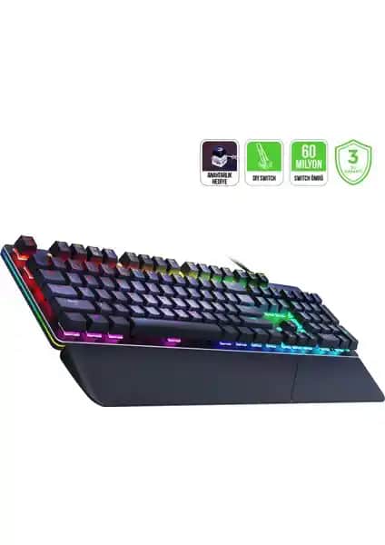 Gamepower Calypso V2 RGB Mekanik Klavye: Yüksek Performans ve Dayanıklılık Sunan Model