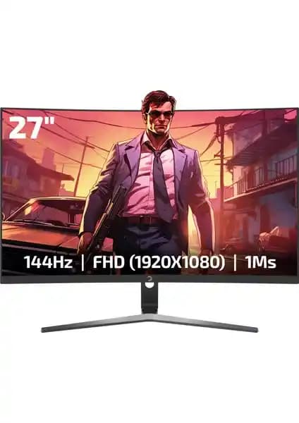 GamePower Vivid F20 27 İnç Kavisli Oyun Monitörü Yüksek Performans ve Göz Konforu Sunar