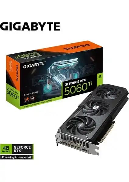 GIGABYTE GeForce RTX 5060 Ti GAMING OC 16GB: Yüksek Performanslı Oyun ve Grafik Kartı