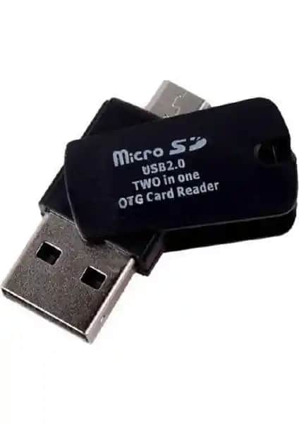 Hadron HD121 Mikro SD Kart Okuyucu ve OTG Fonksiyonlu Taşınabilir Veri Transfer Cihazı