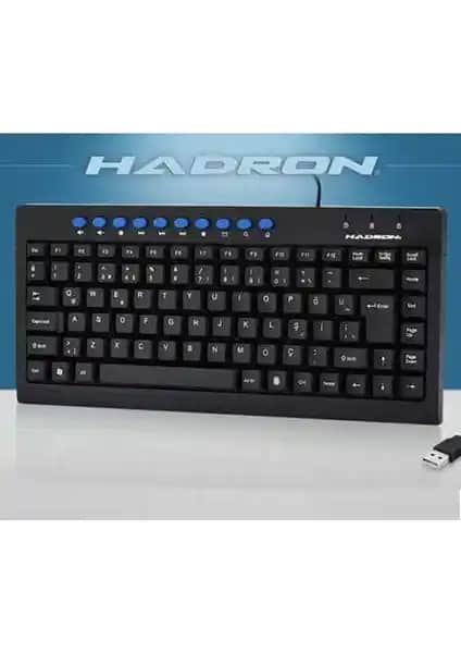 Hadron HD829 Mini Multimedia USB Klavye: Kompakt ve Pratik Tasarım ile Günlük Kullanım