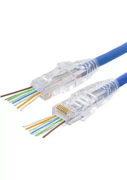 Hadron HN4653 Cat6 Ez RJ45 Konnektörleri: Yüksek Performanslı Ağ Bağlantı Çözümü