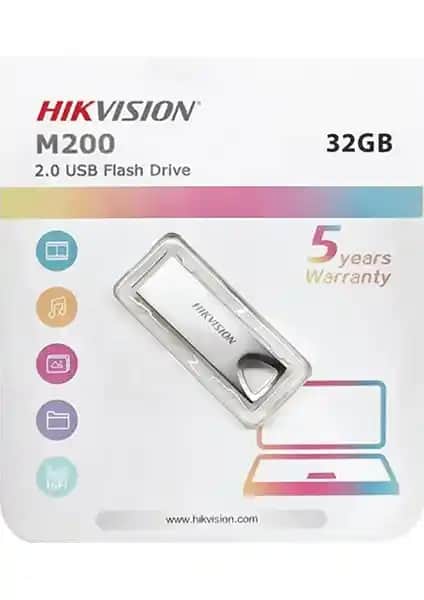 Hikvision 32GB Metal USB 2.0 Flash Bellek: Dayanıklı ve Pratik Veri Depolama Çözümü