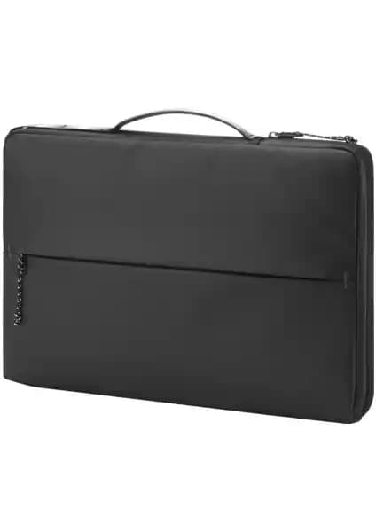 HP 15.6 İnç Üstten Kulplu Yandan Fermuarlı Spor Notebook Çantası - Siyah
