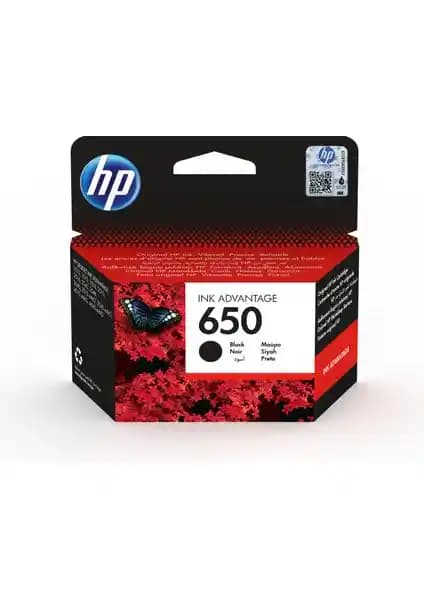 HP 650 Siyah Mürekkep Kartuşu CZ101AE: Yüksek Performans ve Uyum Sağlayan Baskı Çözümü