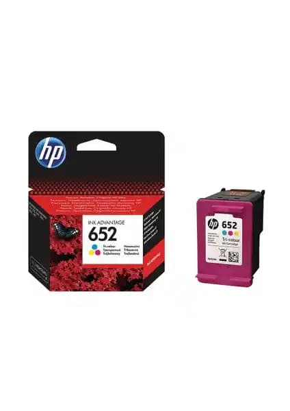 HP 652 Renkli Kartuş: Yüksek Kaliteli Renkli Baskı Sağlayan Uyumlu Yazıcı Kartuşu