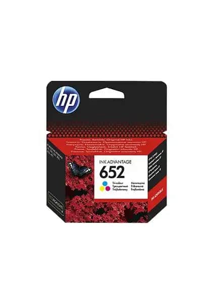 HP 652 Renkli Mürekkep Kartuşu F6V24AE ile Yüksek Kaliteli Renkli Baskılar