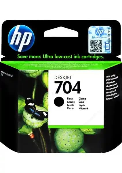 HP 704 Siyah Orijinal Kartuş: Yüksek Kalite ve Güvenilir Baskı Çözümü