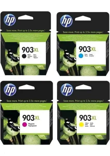 HP 903XL 4 Renk Kartuş Seti: Yüksek Kalite ve Güvenilirlik İçin Uygun Seçenek
