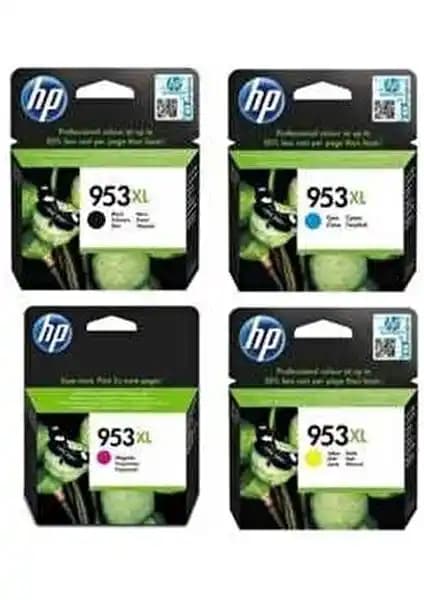 HP 953XL 4 Renk Set Kartuşu: Yüksek Kalite ve Güvenilirlik Garantili Baskı Çözümü