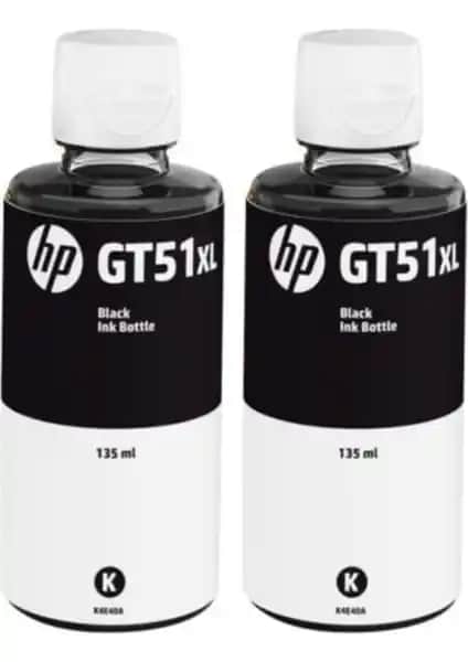 HP GT51xL-GT52 Deskjet Siyah Ikili Mürekkep Seti Yüksek Performans ve Ekonomik Çözüm