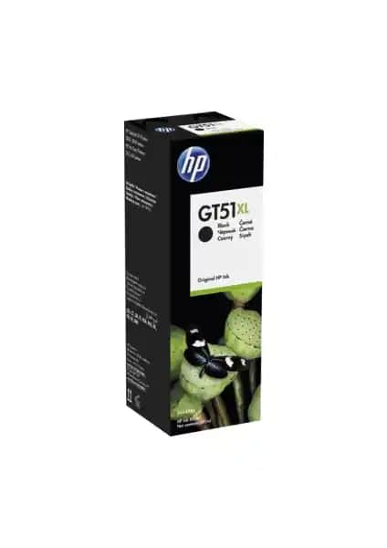 HP GT51XL Siyah Mürekkep Kartuşu - Yüksek Kapasiteli ve Dayanıklı Yazıcı Kartuşu