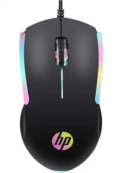 HP M-160 RGB Kablolu USB Mouse: Şık Tasarım ve Yüksek Performanslı Giriş Seviyesi Fare