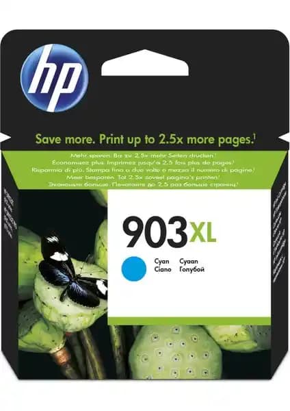 HP Orijinal 903XL Mavi Mürekkep Kartuşu Yüksek Baskı Kapasitesi ve Renk Canlılığıyla