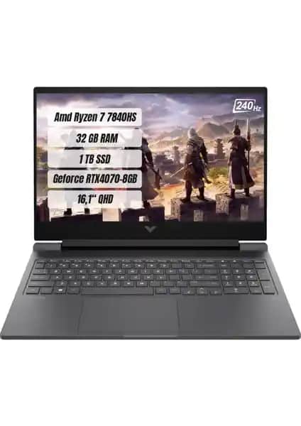 HP Victus 16-S0001NT R7 7840HS: Güç ve Tasarımın Modern Bir Birleşimi