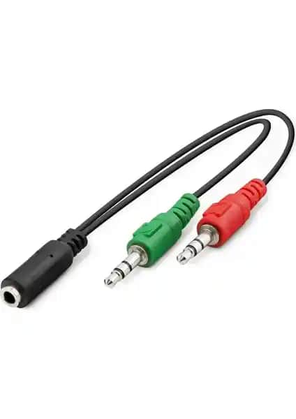 Hq Speed Çoklu Cihazlar İçin Kulaklık Mikrofon Ayırıcı Y Kablo İle Ses Deneyiminizi Geliştirin