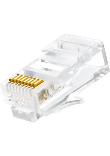 Hq Speed EZ RJ45 Cat6 Delikli Jack Konnektörleri Yüksek Performans ve Dayanıklılık Sağlar