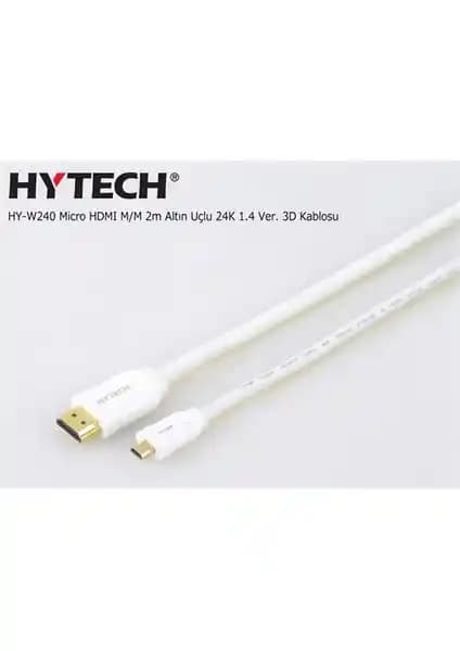 Hytech Hy-W240 Micro HDMI 2M Altın Uçlu 1.4 Versiyon Kablo Detaylı İnceleme