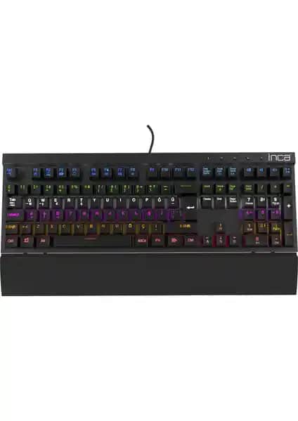 Inca Empouse IKG-441 Mekanik Blue Switch Led Oyuncu Klavye Profesyonel Oyun Deneyimi İçin Tasarlandı