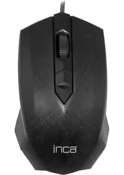 Inca IM-119 Usb Optik Siyah Mouse: Ergonomik ve Uygun Fiyatlı Ofis Kullanımı İçin Tasarlanmış