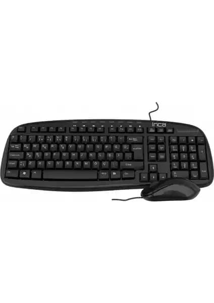 Inca IMK-384U Wired Multimedia Q Klavye ve Mouse Seti: Dayanıklı ve Ergonomik Tasarım