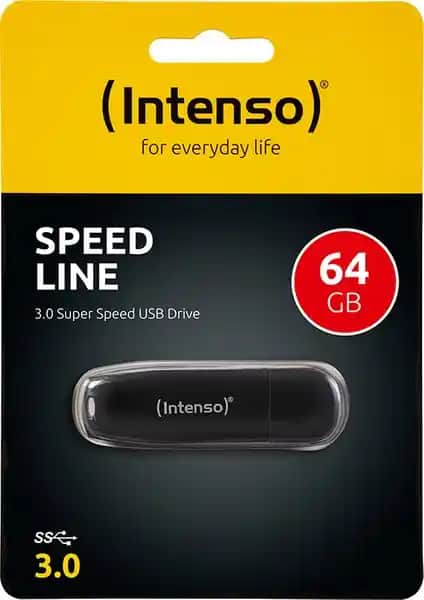 Intenso 64GB USB 3.2 Speed Line Taşınabilir Depolama Çözümü